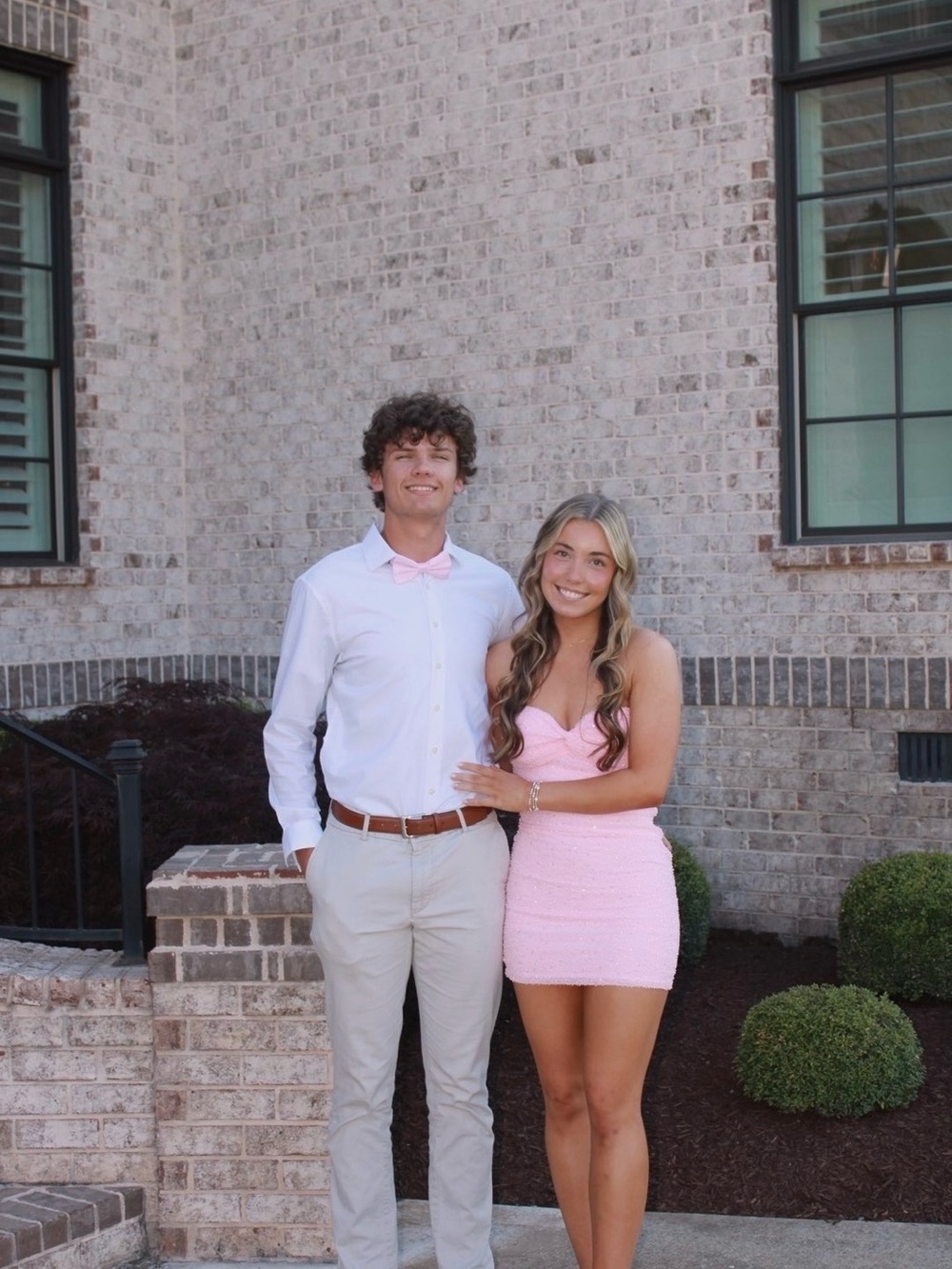 Windsor Blush Pink Sparkle Strapless Mini Dress - Picture 4 of 5